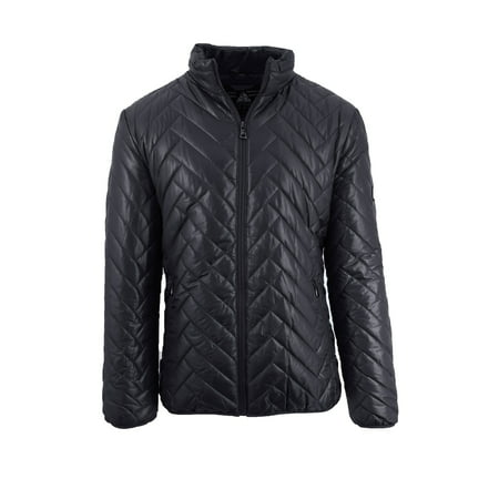 Mens Puffer Jacket Diamond Quilted