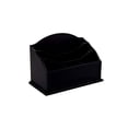 thumbnail image 2 of 5 Sections Black Wooden Desk Supplies and Files Organizer, 2 of 4