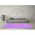 thumbnail image 3 of Ahgly Company Indoor Square Abstract Purple Contemporary Area Rugs, 6' Square, 3 of 4