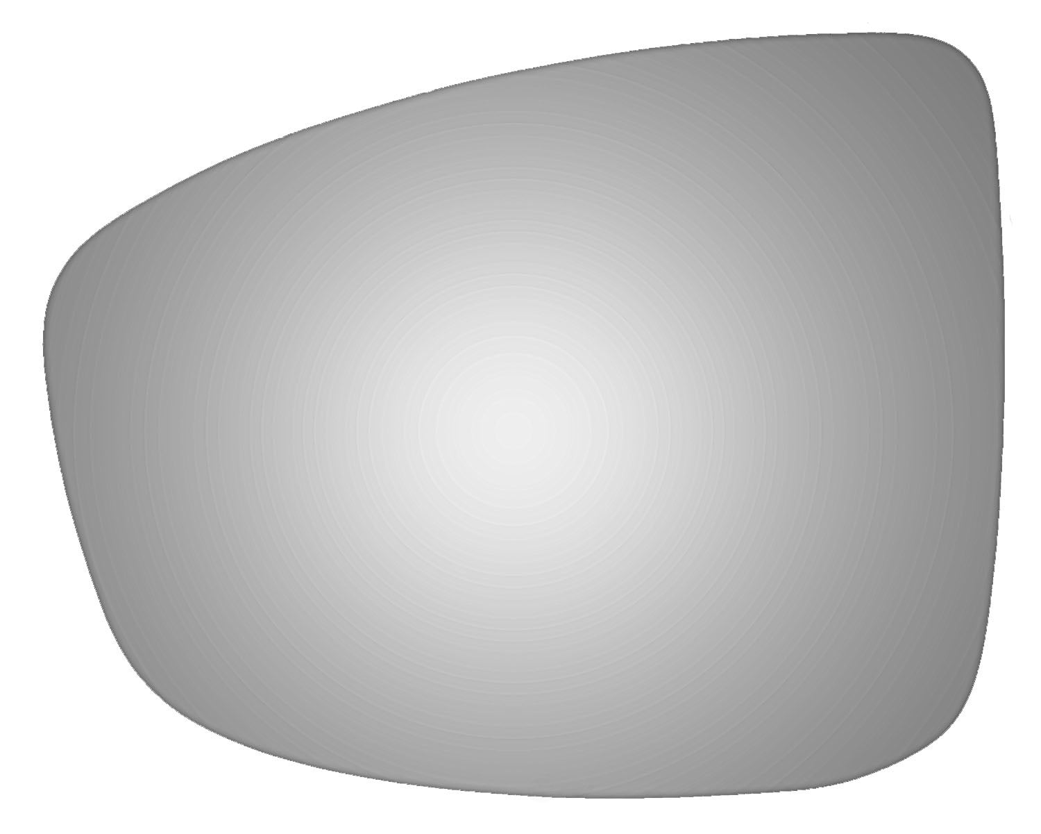 Burco Side View Mirror Replacement Glass - Clear Glass - 4474