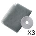 thumbnail image 1 of Mosquitera mosquitera,Mosquitera autoadhesiva para ventanas contra insectos,moscas y polillas,Red de malla para ventanas DIY Tamaño,Cortina de malla mosquitera ampliamente utilizada y, 1 of 8