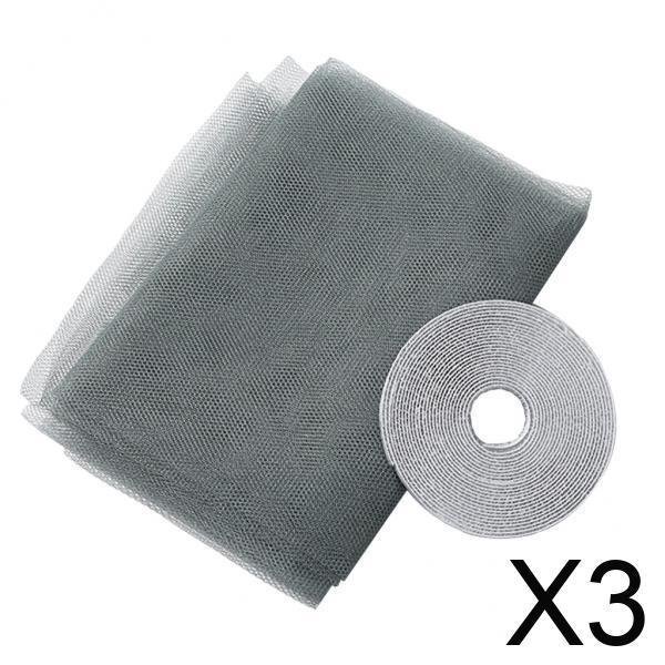 Mosquitera mosquitera,Mosquitera autoadhesiva para ventanas contra insectos,moscas y polillas,Red de malla para ventanas DIY Tamaño,Cortina de malla mosquitera ampliamente utilizada y
