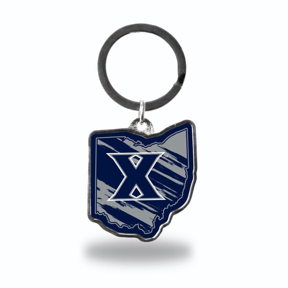Rico Industries NCAA Xavier Musketeers State Shape Keychain