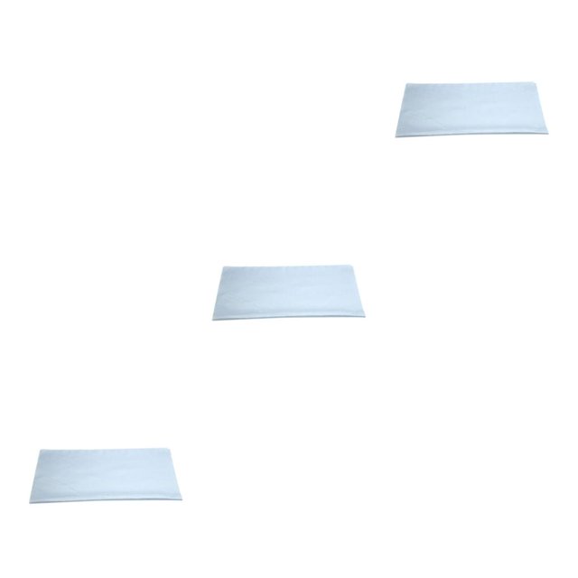 Decodeary Microfiber Glasses Cloth Lens Dust Dirt Remover Soft Computer Tablet Cellphone Screen Cleaning Supplies Blue 3Set