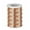 Brown and Peach Swirling, variant on 5 Rolls Christmas Ribbon 1.5 inch Wide Decorative Ribbon for Gift Wrapping and Holiday Decorations Paint Splatter Pattern