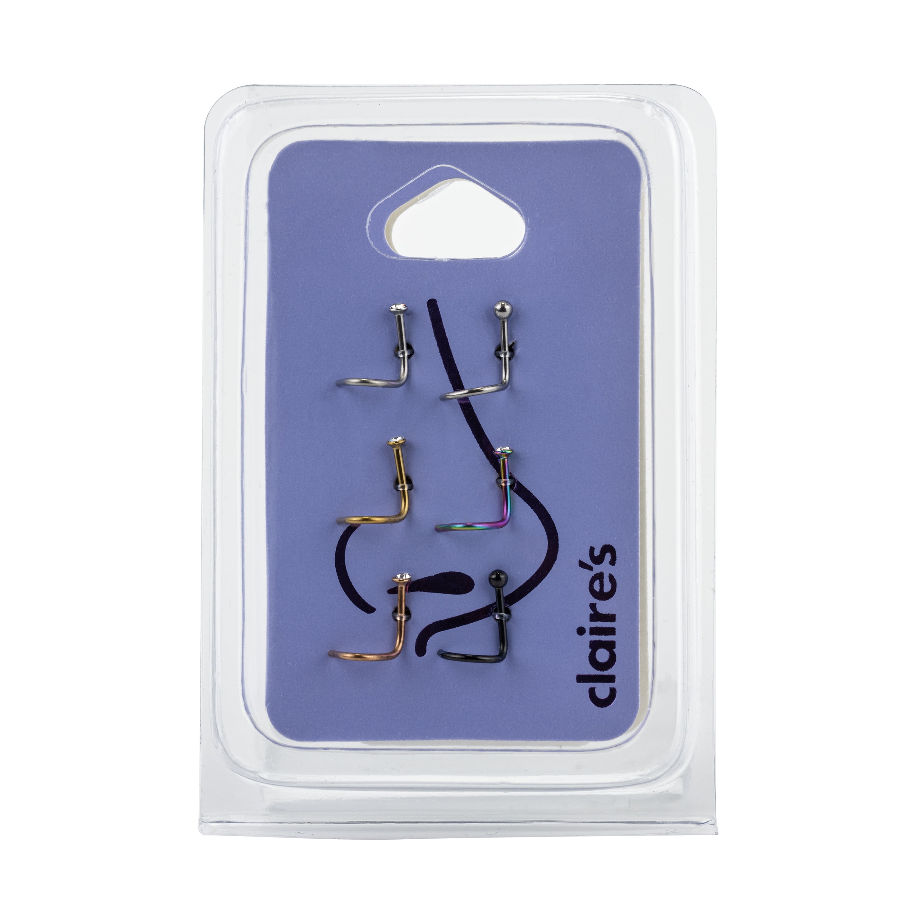 Nose stud claires best sale