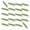 Luminou green, variant on CEORPER 20Pcs Maggot Fishing Lures 4Cm Floating Baits Simulation Grub Soft Baits
