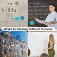 thumbnail image 4 of 64 Pack Mini Dry Erase Erasers Magnetic Whiteboard Erasers Chalkboard Cleaners Dry Erasers Wiper (4 Colors, 2 X 2 Inch), 4 of 6