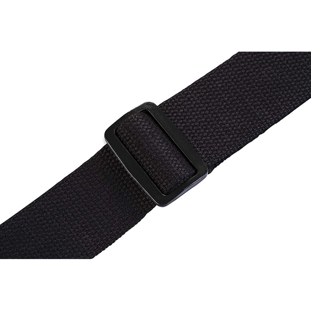 Levy's MSSC8-BLK 2" Signature Series Black Cotton Guitar Strap