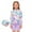 A-Purple, variant on Girls Swimsuits Long Sleeve Sun Swimwear Cute Floral Ruffle Surfing 3 Piece Swimsuit with Hat for Toddler and Kids