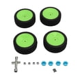 thumbnail image 3 of RC Tires, Strong Buffering 1/10 RC Car Tires  For 1/10 Flat Sports Car Green, 3 of 8