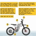 thumbnail image 7 of Freego X2 Pro 50MPH Electric Dirt Bike for Adults,Electric Motorcycle 6000W(Peak) Motor 60V30AH Battery,Off Road Electric Bicycle,19x2 Tire Full Suspension Hydraulic Brake Half Throttle, 7 of 7