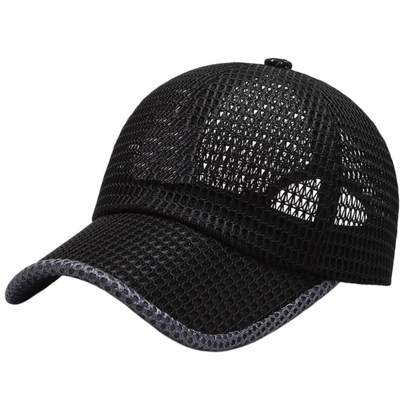 QASIEATN Visor Hat for Women and Men Summer Mesh Baseball Cap Breathable Full Hat Cool Hats Mesh Running Hat for Men Women Fall Fashion Accessories