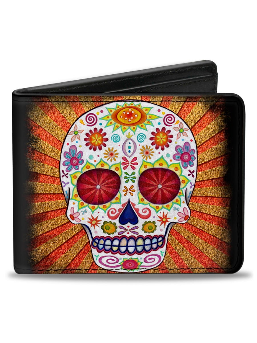 sugar skull handbag skull wallet sugar skull Halloween wallet Sugar skull day of the dead Mexican skull girl clutch wallet purse bag