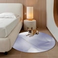 thumbnail image 2 of Purple Marble Round Area Rug 3Ft Washable Small Circle Rugs for Kitchen Entryway, Modern Minimalism Abstract Aesthetic Art Non-Slip Carpet Floor Mats Indoor Outdoor Carpet Runner Aesthetic Home Decor, 2 of 8