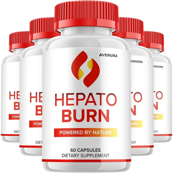 Hepato Burn Advanced Formula, Maximum Strength, 5 Pack, 300 Capsules