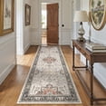 thumbnail image 2 of Toyoso 3x7 Runner Rug Traditional Oriental Boho Multi Color Soft Low Pile Machine Washable Area Rug For Hallway Entryway Bedside Indoor Long Carpet, 2 of 8