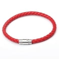 thumbnail image 3 of Pulsera de cuero negra de moda para hombre 2023, pulseras de la amistad y brazaletes, código de modelo 3: 9592 3, 3 of 4