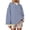 Blue, variant on Long Sleeve Tops for Women Plus Size Tshirt Fashion Ruched Round Neck Blouse Tees For Women Solid Color Loose Short Sleeve Tops Summer Classic T-Shirt up to 65% Off