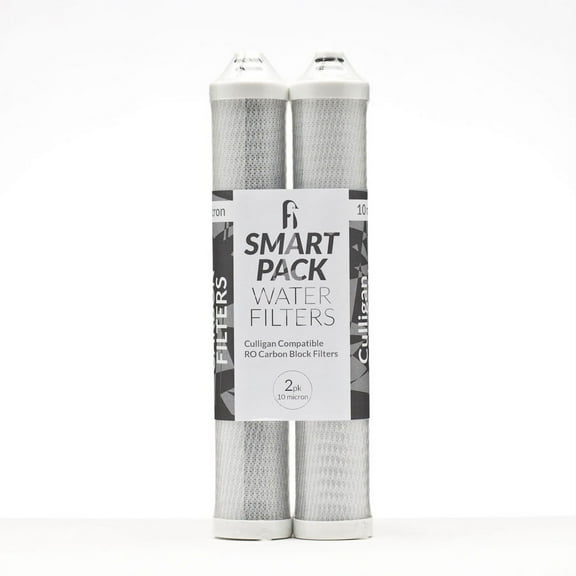 Culligan AC10 Compatible Smart Pack Carbon Filters, Fits AC-30 AC-15 - 2 Pack - By iFilters
