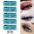 thumbnail image 1 of Pestañas Postizas Yinane 10 Pares 3D Suaves con Cajas Portátiles, 1 of 8