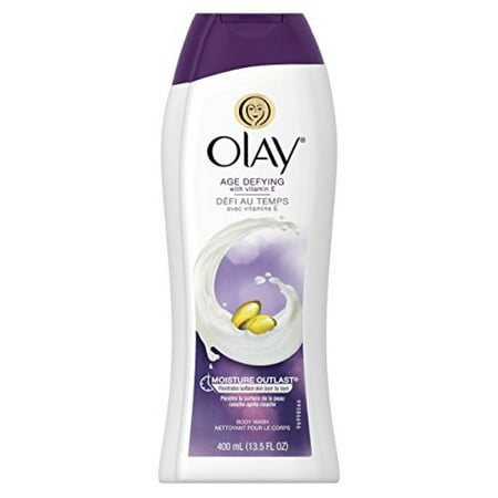 Olay Age Defying with Vitamin E Body Wash, 13.5 (Best Body Wash For Smooth Skin)