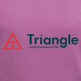 thumbnail image 3 of CafePress - Triangle Tagline Horizontal T Shirt - Women's V-Neck Dark T-Shirt, 3 of 4
