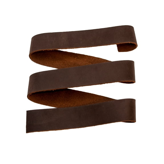 6 Pack: 1.5" Brown Leather Belt Strap by ArtMinds