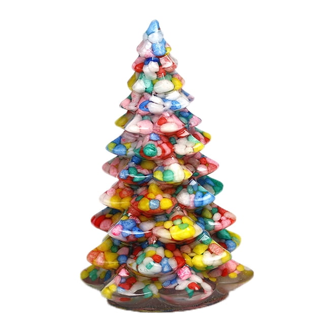 Árbol De Navidad Decoraciones Navideñas Mini Decoraciones Para El Hogar Navidad Adornos De Mesa Para Navidad Adornos Decoraciones Resina Y Piedras De Cristal Energía Regalo De Navidad