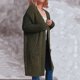 thumbnail image 4 of Pntutb moda mujer Casual cuello pico manga larga otoño suéter cárdigan blusa tops Pntutb Pntutb-6351, 4 of 8