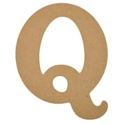 Hello Hobby 8" Wood Letter, Q