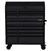 Heavy-Duty 52 in. 15-Drawer Matte Black Tool Chest Combo H52CH6TR9HDV4