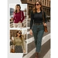 thumbnail image 4 of Anygrew Lightweight Sweaters For Women Soft Knitted Pullover Blouse S-2XL, 4 of 5