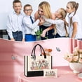 thumbnail image 7 of Canvas Tote Bag Makeup Bag for Women - Personalized Teacher Appreciation Gifts, 7 of 7