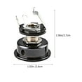 thumbnail image 2 of unbranded  Guitar Jack Socket Key Chain Rings Electric Instruments Acoustic Black, 2 of 8