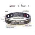 thumbnail image 2 of Magnetic Bracelet Therapy Weight Loss Arthritis Health Pain Relief for Men Boy, 2 of 5