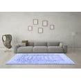 thumbnail image 3 of Ahgly Company Indoor Rectangle Abstract Blue Contemporary Area Rugs, 4' x 6', 3 of 4