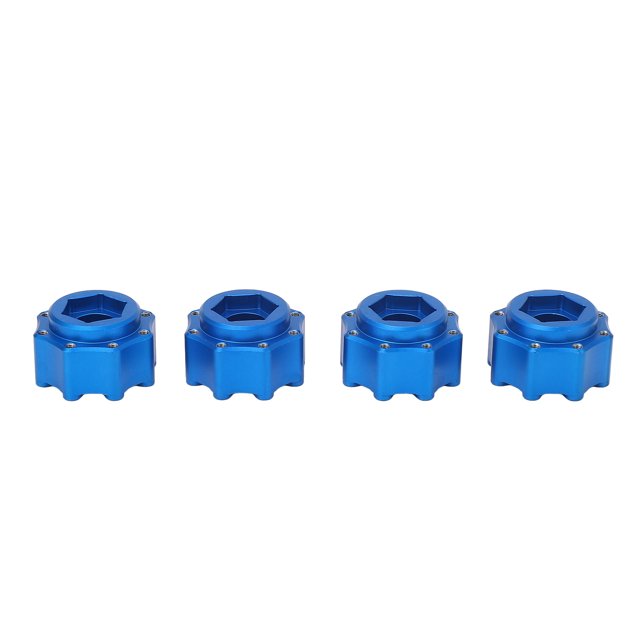 4Pcs Adaptateur Hexagonal, 17mm 3,8 Pouces Pneu Hexagonal Alliage d'Aluminium RC Roue Hexagonal Hub Adaptateur pour Voiture RC