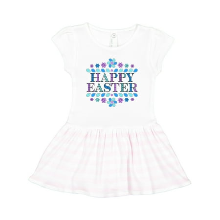 

Inktastic Happy Easter Flower Petals Gift Toddler Girl Dress