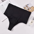 thumbnail image 4 of Pantalones abdominales de cintura media con pantalones moldeadores de huesos, ropa interior sexy con forma de T y triángulo para mujer, 4 of 6