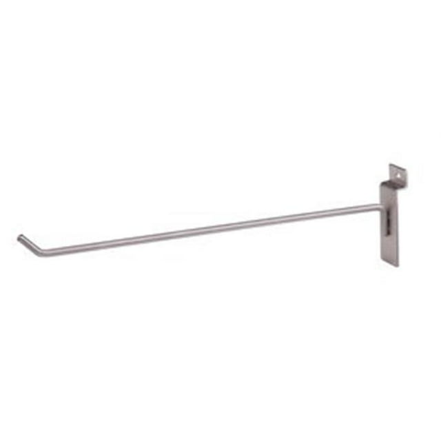 Econoco BQSWH12SN Crochet de 12 Po pour Paroi à Lattes, Nickel Satiné