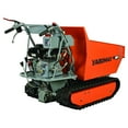 YARDMAX YD8105 Track Barrow with Hydraulic Assist, 1100 lb. Capacity
