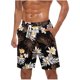 thumbnail image 1 of Pantalones Cortos Casuales para Hombre Imprimir con Bolsillos Pantalones de Playa de Cintura Elástica, Pantalones Cortos de Cintura Elástica para Hombre, 1 of 9
