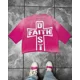 thumbnail image 2 of Camiseta de algodón puro de gran tamaño con estampado de letras literarias originales, personalizada, estilo gótico callejero, cuello redondo, informal, nueva camiseta para parejas, top y2k, 2 of 3