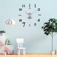 thumbnail image 4 of Reloj de pared Macarena 3D sin marco hogar comedor Hotel Decoración Negro 1, 4 of 8