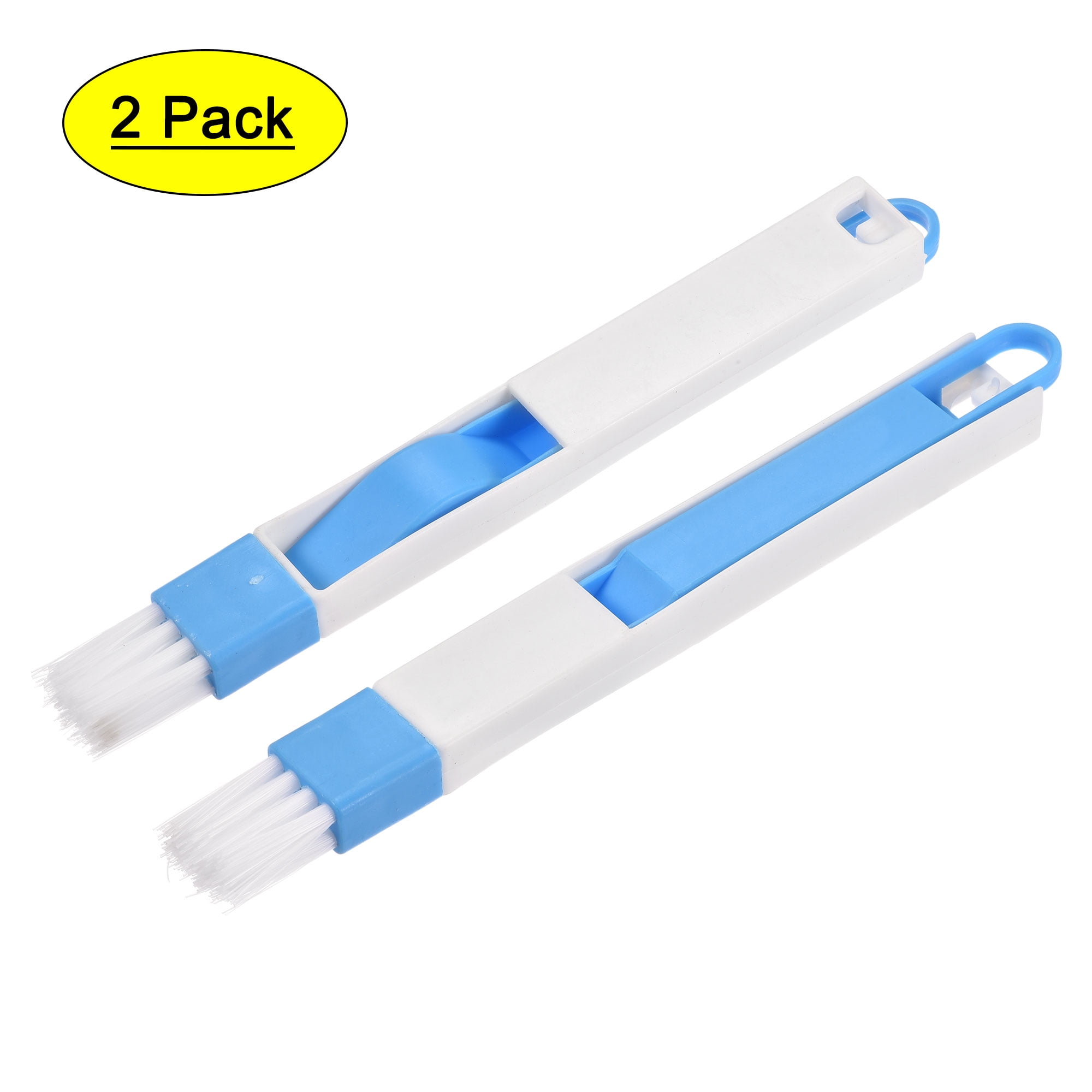 Uxcell Door Window Track Hand-held Groove Gap Cleaning Tools Dustpan Brush 2pcs