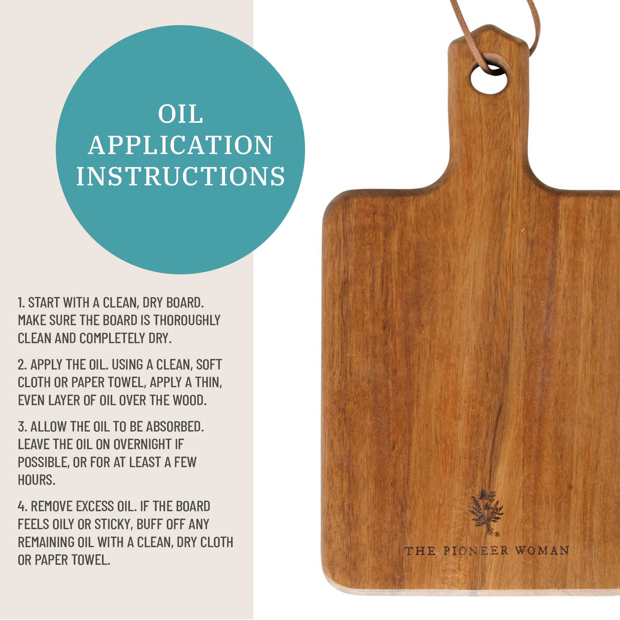 The Pioneer Woman 3-Piece Acacia Wood French Cutting Boards photo 3