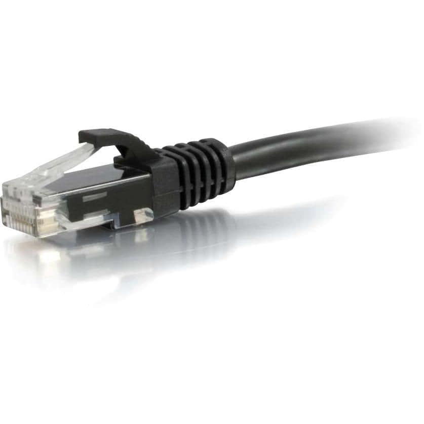 UTP Yellow Black Box GigaBase 3 CAT5e 350-MHz Lockable Patch Cable 30-ft. 9.1-m 