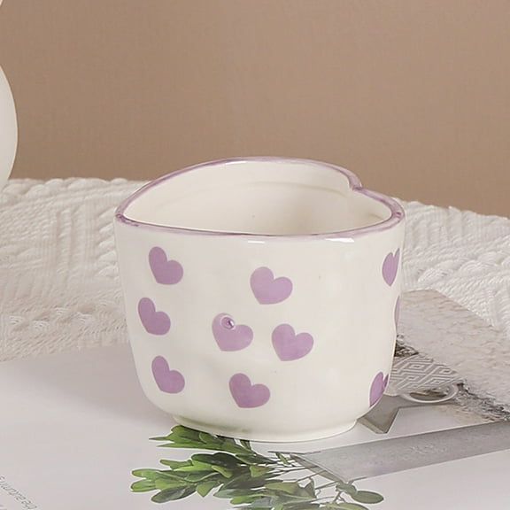 Valentines Day Gifts for Her Heart Shaped Ceramic Coffee Mug Lovely Ceramic Coffee Mug for Home and Office