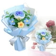 thumbnail image 2 of Small Bouquet Valentines Day Bouquet Valentines Flowers Artificial Artificial Rose Bouquet Valentines Day Fake Flowers Rose Flower Boquet Flower Bouquet Flowers, 2 of 8